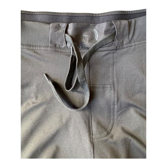 Hylete Above Knee black Shorts Running Gym Shorts elastic waistband size large - Picture 8 of 12